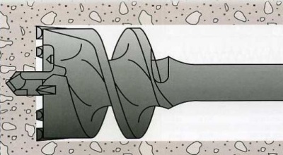 Проломной бур SDS MAX 60x550мм по бетону